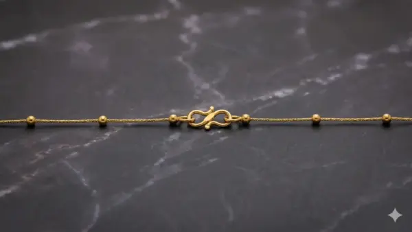 premium gold plated beaded chain anti tarnish