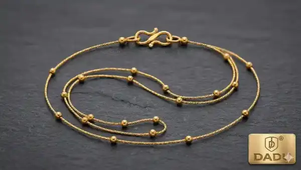 img coGold Plated Beaded Chain for Women | Anti-Tarnish Daily Wear | Savstore