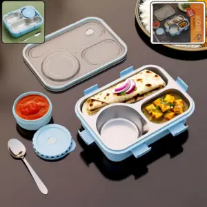 Premium Stainless Steel Compartment Lunch Box