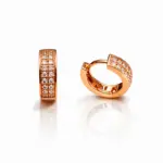 korean fashion organic molten gold pearl grid studs