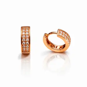 korean fashion organic molten gold pearl grid studs