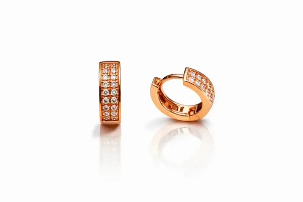 korean fashion organic molten gold pearl grid studs