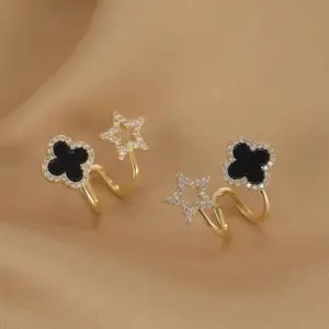 korean fashion organic molten gold pearl grid studs