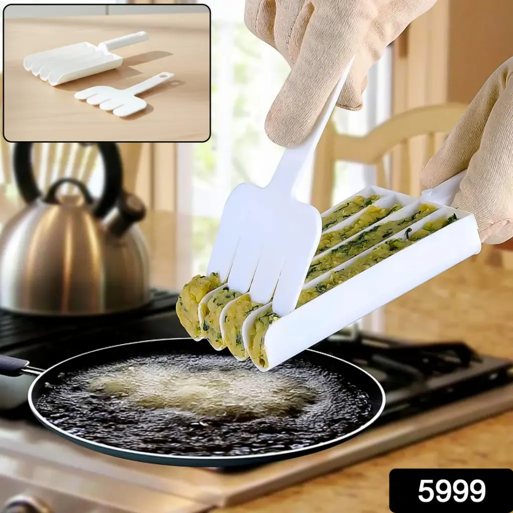 Manual Food Slicing & Frying Press Tool